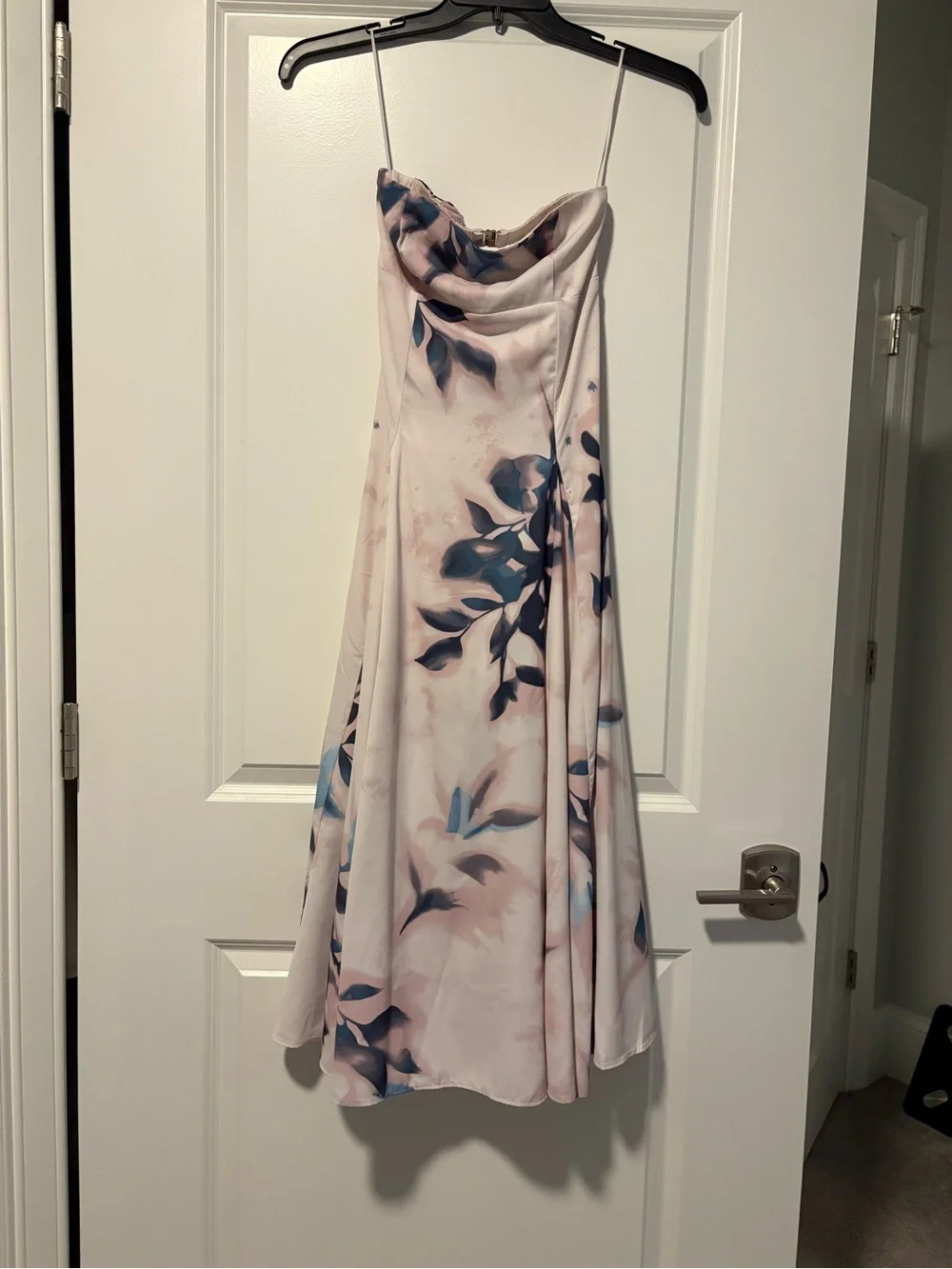 Abercrombie & Fitch Godet Clasp-Back Midi Dress